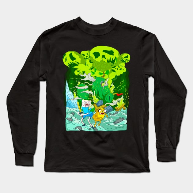 Finn and Jake Long Sleeve T-Shirt by soondoock